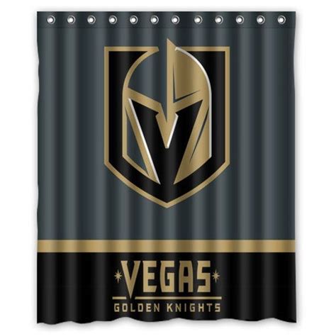 vegas golden knights shower curtain